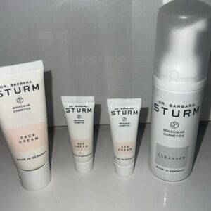 Dr Barbara Sturm face cream + Cleanser + eye cream 2x